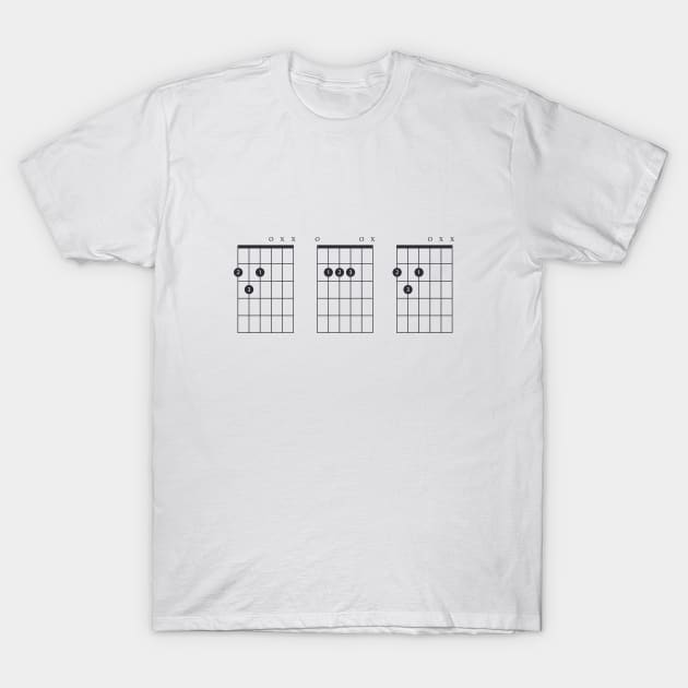 D A D Chords T-Shirt by Wetchopp